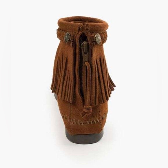 Minnetonka - High Top Back Zip Boot - Picture 3 of 9